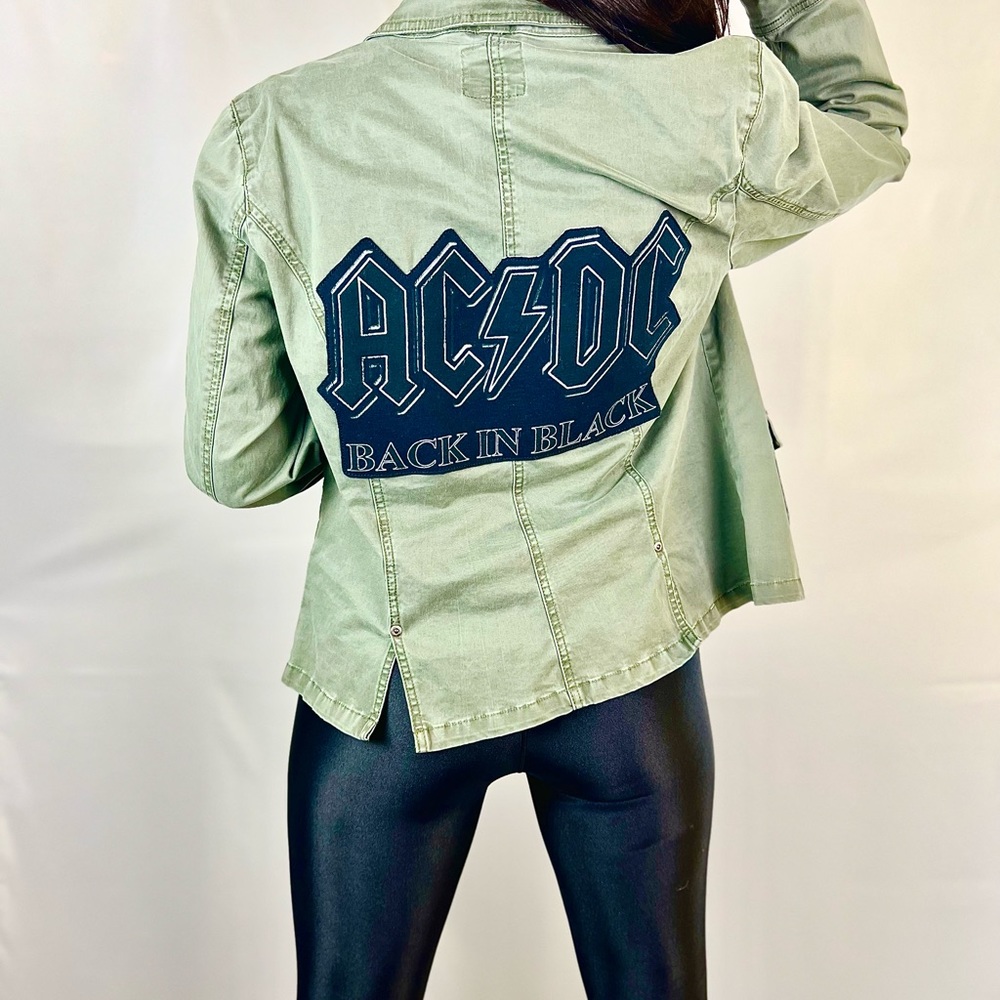 AC/DC Jacket Handmade Redesigned